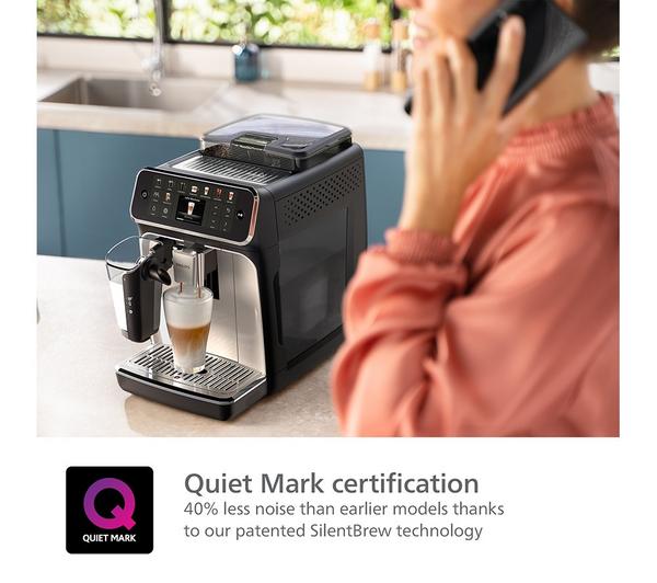 Philips Series 5500 Silver Finish LatteGo Coffee Machine