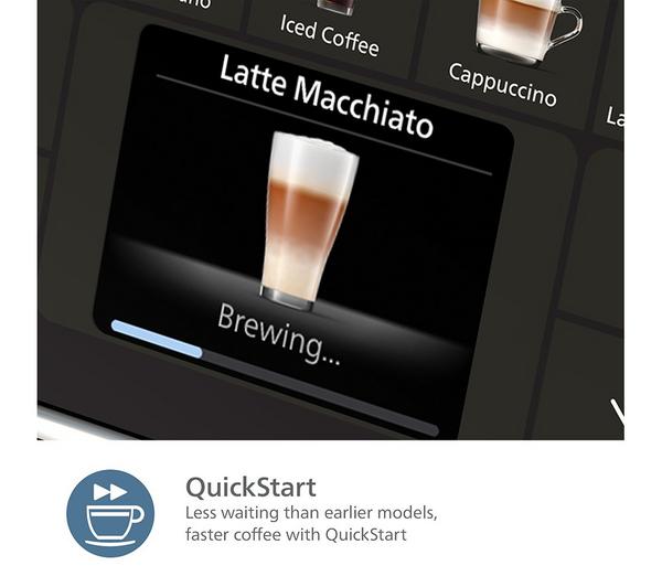 Philips Series 5500 Silver Finish LatteGo Coffee Machine