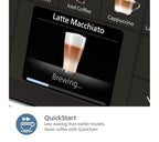 Philips Series 5500 Silver Finish LatteGo Coffee Machine
