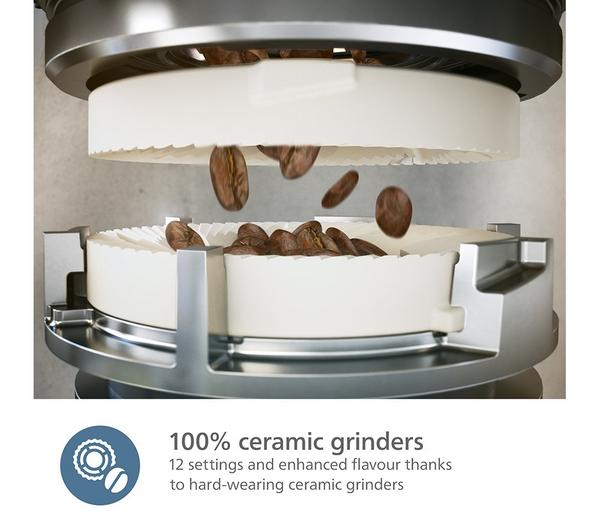 Philips Series 5500 Silver Finish LatteGo Coffee Machine