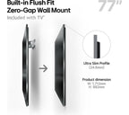 OLED evo LG G5 77 Inch 4K HDR Wall Mount Smart TV 2025
