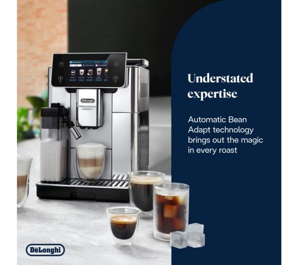 Premium Silver Finish DeLonghi PrimaDonna Coffee Machine