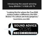 Sony BRAVIA True RGB Mini LED 4K HDR Smart TV 65 Inch 2026
