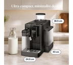 Whole Bean DeLonghi Rivelia Black Automatic Coffee Machine