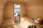 Authentic Nordic Spruce Barrel Sauna For Garden Wellness
