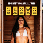 European Crafted Natural Timber Compact Outdoor Sauna