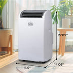 14,000 BTU Portable Air Conditioner – 3-in-1 Cooling, Fan & Dehumidifier, Remote, Window Kit