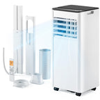 9,000 BTU 4-in-1 Portable AC for 20m² – Cooling, Dehumidifier, Fan, Digital Display, Window Kit
