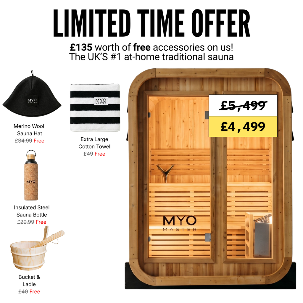 Premium Grade Natural Timber Home Sauna With 6kW Heater