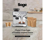 Stainless Steel 54mm Sage Barista Express Coffee Machine
