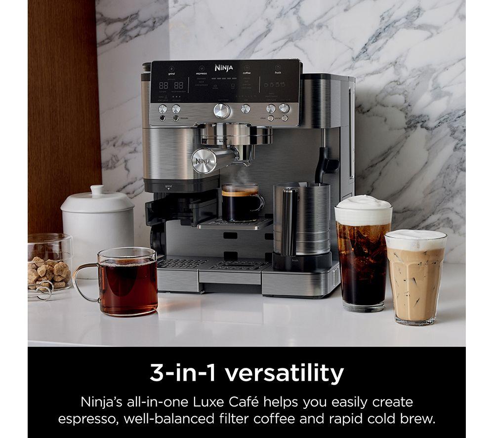 Premium Silver Finish Ninja Luxe Café Coffee Machine