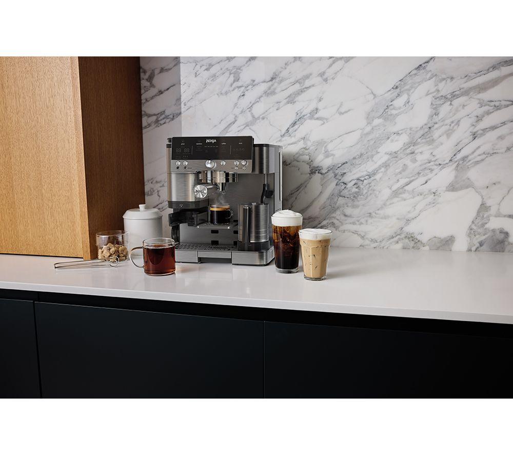 Premium Silver Finish Ninja Luxe Café Coffee Machine