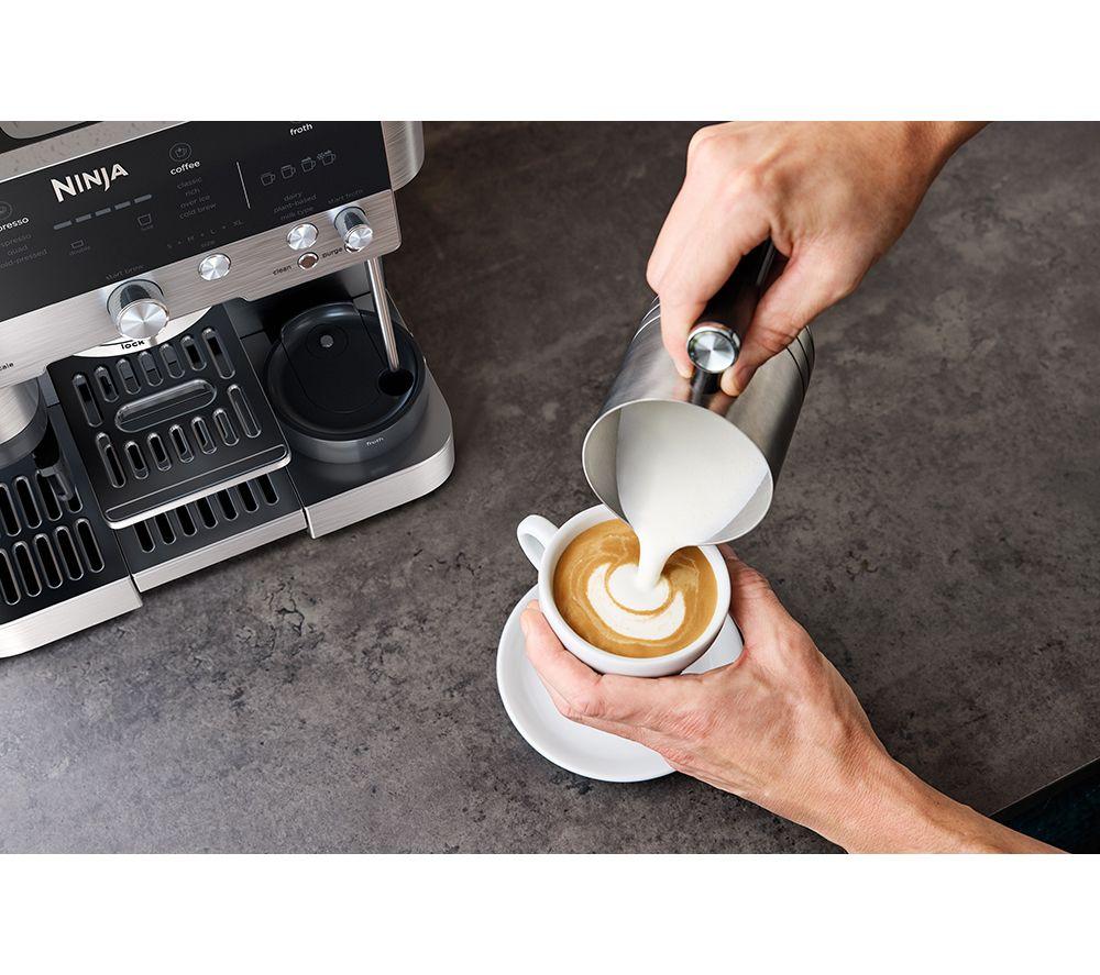 Premium Silver Finish Ninja Luxe Café Coffee Machine