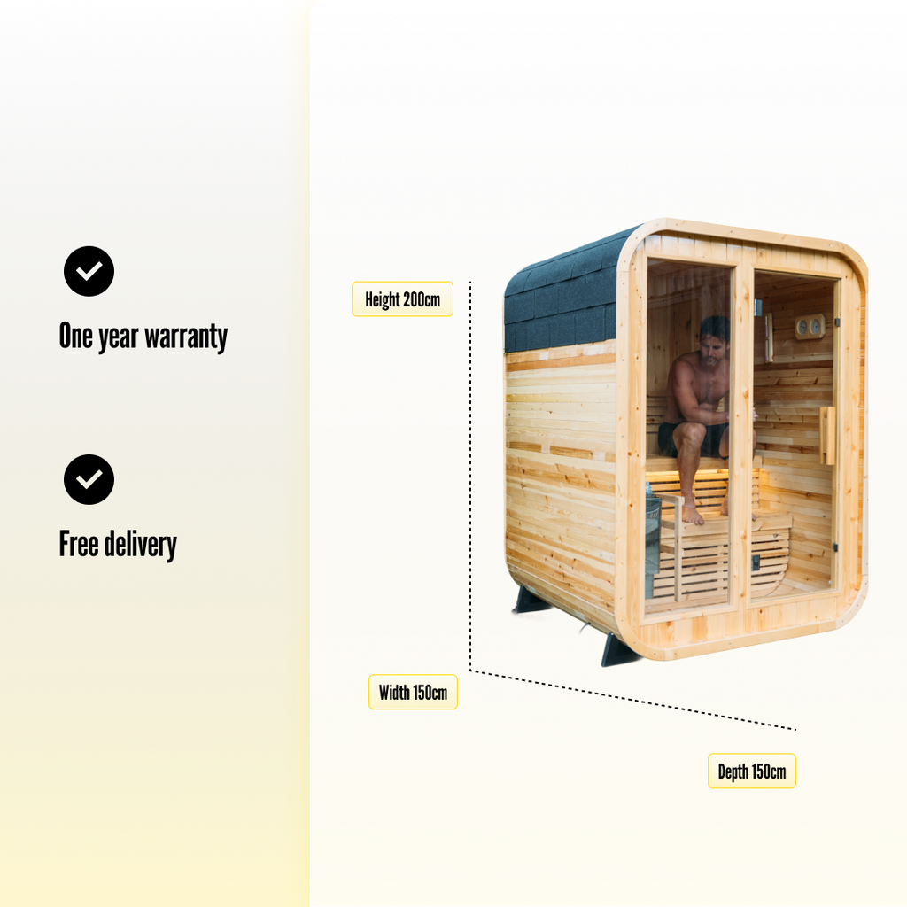 Natural Wood MyoSauna MyoFreeze MyoChill Hot Cold Bundle