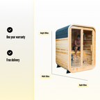 Natural Wood MyoSauna MyoFreeze MyoChill Hot Cold Bundle