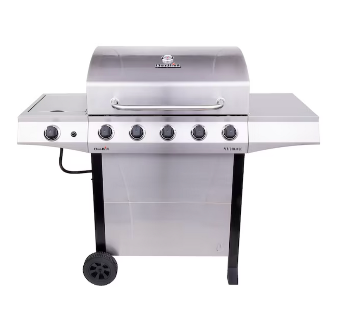 Char-Broil Performance Series Silver 5-Burner Liquid Propane Gas Grill